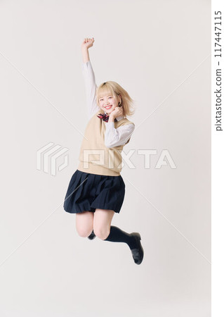 Blonde schoolgirl Blonde schoolgirl 117447115