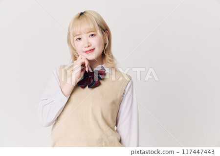 金髮女高中生 金髮女高中生 117447443