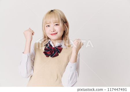 金髮女高中生 117447491