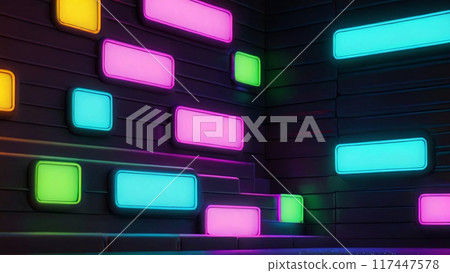 Cyberspace tunnel 117447578