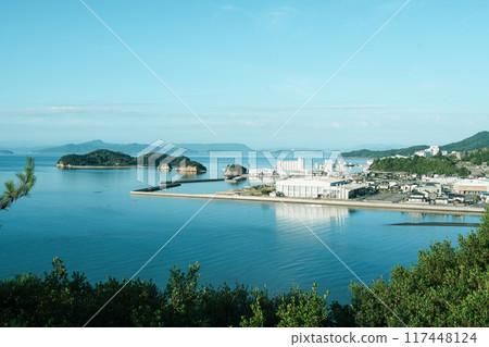 View from Tomioka Hachiman Shrine on Shodoshima Island (towards Angel Road) 117448124