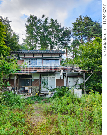 Abandoned house, vacant house, ruins 117448247