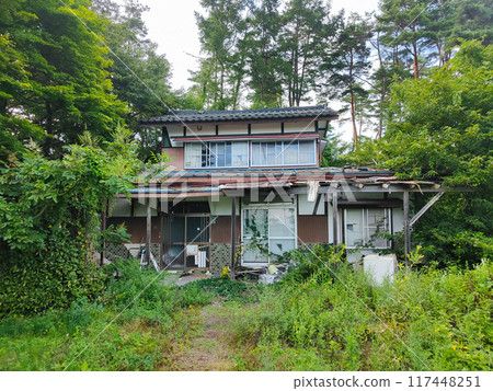 Abandoned house, vacant house, ruins 117448251