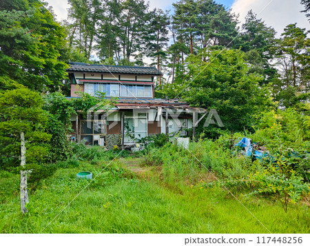 Abandoned house, vacant house, ruins 117448256