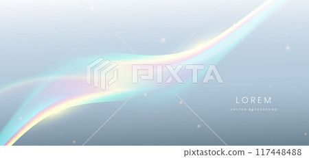 Gradient blurred on grey background. Colorful gradient. Gradient blurred on grey background. Colorful gradient. 117448488