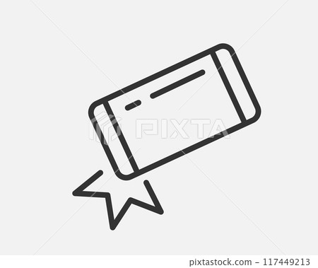 Scratched surface icon. Scratch resistant sign. Broken screen symbol. Scratched surface icon. Scratch resistant sign. Broken screen symbol. 117449213