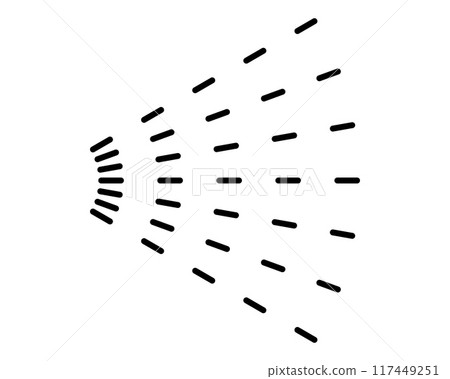 Spray icon of aerosol or airbrush for water gas nozzle steam, perfume deodorant, graffiti paint. Sign shower drops, disinfection, cleaning. 117449251