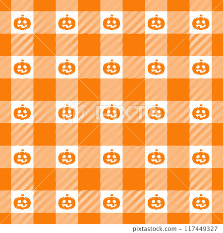 Halloween seamless background with pumpkin for textile fabric design, wrapping paper, website wallpapers, textiles, wallpaper and apparel. Halloween seamless background with pumpkin for textile fabric design, wrapping paper, website wallpapers, textiles, wallpaper and apparel. 117449327