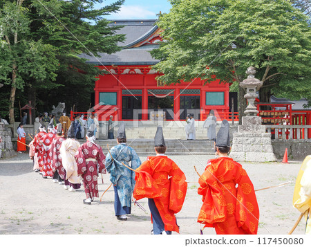 Gunma Akagi Shrine, Ogasawara School of Horseback Archery Ceremony, Dedication Ceremony 117450080