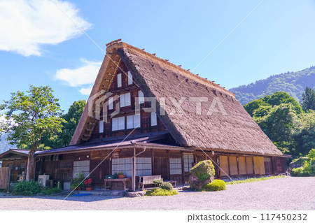 Gassho-style houses in Shirakawa Village 117450232