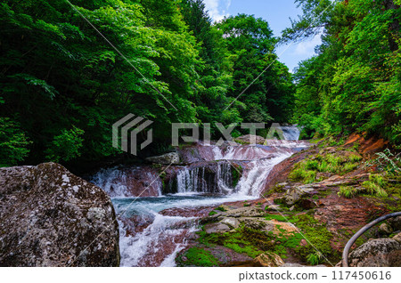 Oku Tateshina Odori Hidden Waterfall Oku Tateshina Odori Hidden Waterfall 117450616