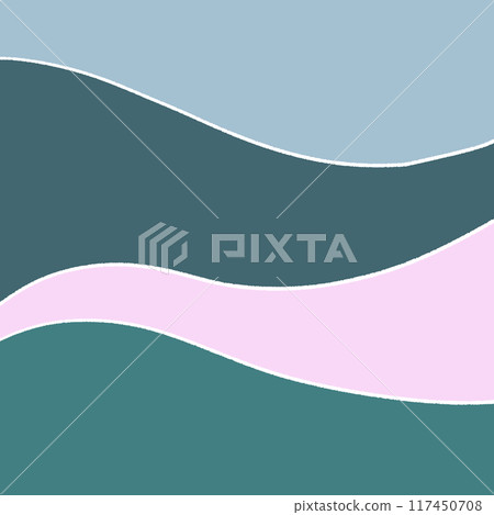 Illustration of retro wave image background material 52 Illustration of retro wave image background material 52 117450708