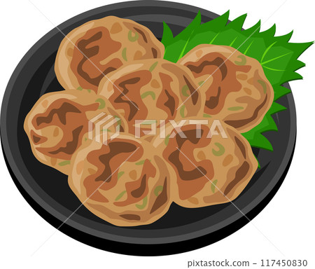 烤雞肉丸子鹽 烤雞肉丸子鹽 117450830