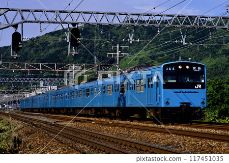 2006年 7輛201系列普通列車在東海道普通線運行 2006年 7輛201系列普通列車在東海道普通線運行 117451035