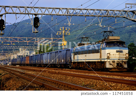 2006年EF6644型貨運列車在東海道線運行 2006年EF6644型貨運列車在東海道線運行 117451058