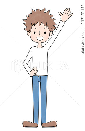 男子手牽著手 117451153