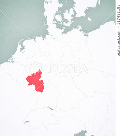 Map of Germany - Rhineland-Palatinate 117451195