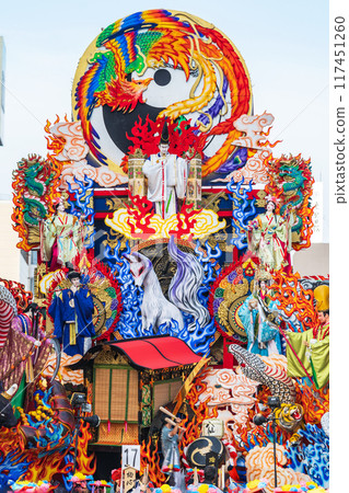 "Aomori Prefecture" Gorgeous float competition Hachinohe Sansha Taisai Summer 117451260