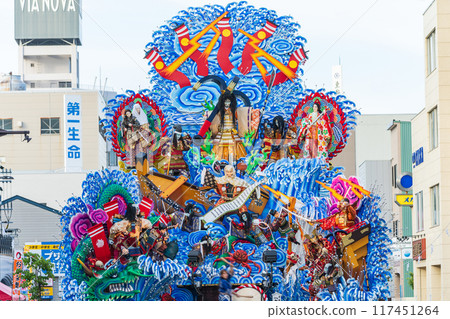 「青森縣」華麗花車大賽 八戶三社大祭 夏日 117451264
