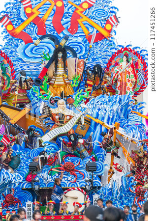 "Aomori Prefecture" Gorgeous float competition Hachinohe Sansha Taisai Summer 117451266