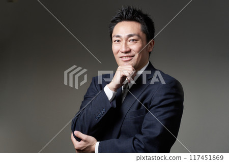 Portrait of a man in a business suit Portrait of a man in a business suit 117451869