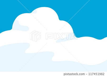 Summer blue sky and clouds 117451982