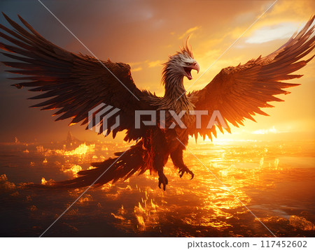 Rise and Reborn of the Phoenix AI Artwork 117452602