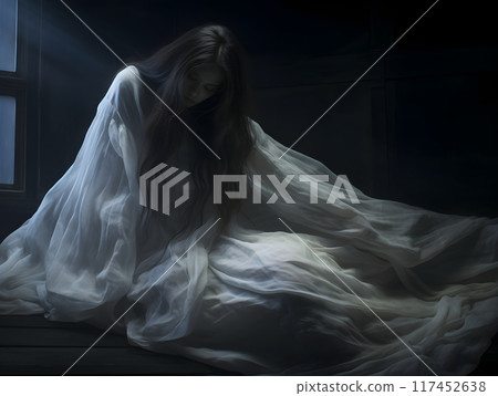 Yurei Ghost Apparition AI Artwork Yurei Ghost Apparition AI Artwork 117452638