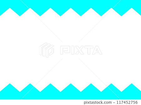 Frame: Jagged, light blue 117452756