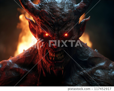 The Biblical Devil Himself AI Artwork 117452917