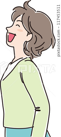 People of various ages_sideways_smiling and facing the wind_middle-aged women_40s_50s People of various ages_sideways_smiling and facing the wind_middle-aged women_40s_50s 117453511