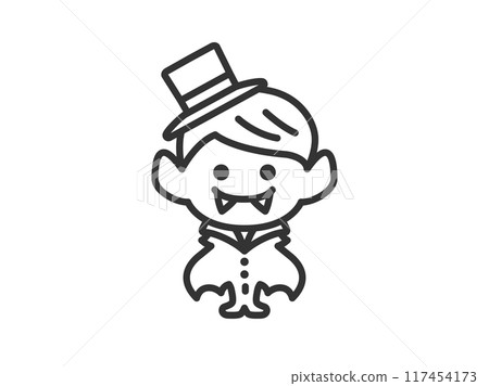 德古拉圖示(線條畫)插圖 德古拉圖示(線條畫)插圖 117454173