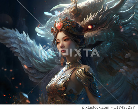 Huli Jing The Fox Spirit AI Artwork Huli Jing The Fox Spirit AI Artwork 117455257