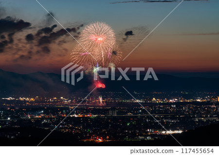 <Niigata Prefecture> Nagaoka Fireworks Festival - Aerial view 117455654