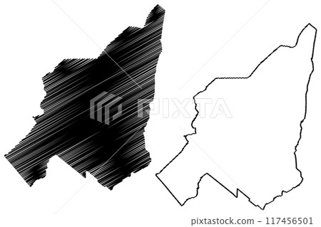 Lansingerland municipality (Kingdom of the Netherlands, Holland, South Holland or Zuid-Holland province) map vector illustration, scribble sketch map Lansingerland municipality (Kingdom of the Netherlands, Holland, South Holland or Zuid-Holland province) map vector illustration, scribble sketch map 117456501
