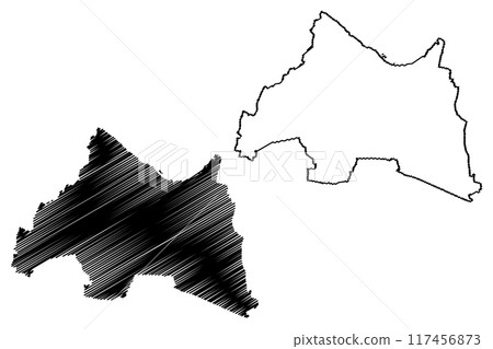Dartford Non-metropolitan district, Borough (United Kingdom of Great Britain and Northern Ireland, ceremonial county Kent, England) map vector illustration, scribble sketch map Dartford Non-metropolitan district, Borough (United Kingdom of Great Britain and Northern Ireland, ceremonial county Kent, England) map vector illustration, scribble sketch map 117456873