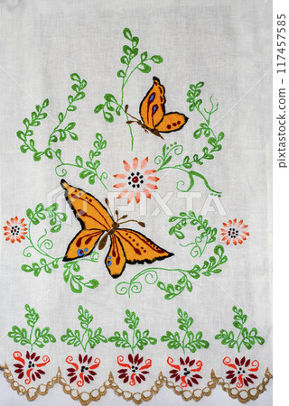 Ukrainian embroidery, folk arts and crafts Ukrainian embroidery, folk arts and crafts 117457585
