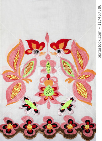 Ukrainian embroidery, folk arts and crafts Ukrainian embroidery, folk arts and crafts 117457586