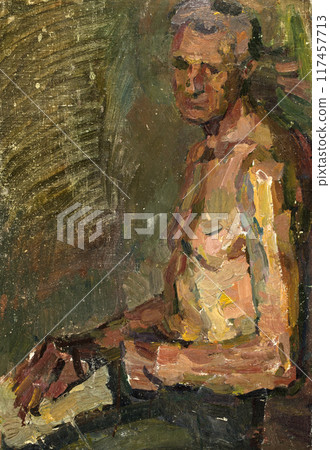oil painting, portrait, handmade drawing oil painting, portrait, handmade drawing 117457713