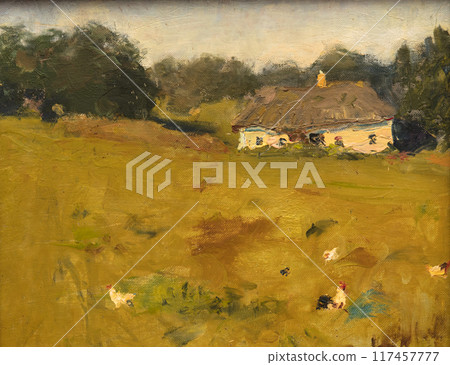 oil painting, landscape, handmade drawing 117457777