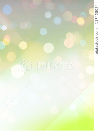 Green bokeh vertical background for Banner, Poster, ad, celebration, event and various design works 117458024