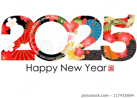 2025蛇年賀年片 2025蛇年賀年片 117458994