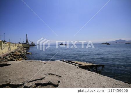 Harbour at Coquimbo Chile 117459606