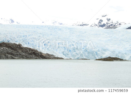 Glaciers in patagonia from ferry from Puerto Natales Glaciers in patagonia from ferry from Puerto Natales 117459659