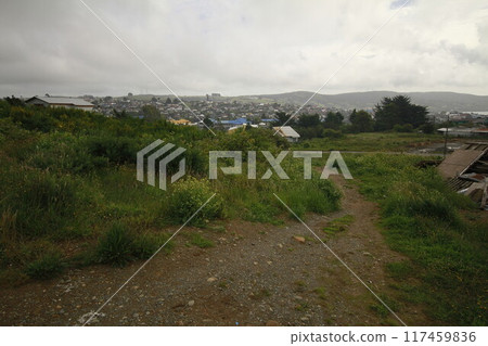 Towns on Island of Chiloe Chile 117459836