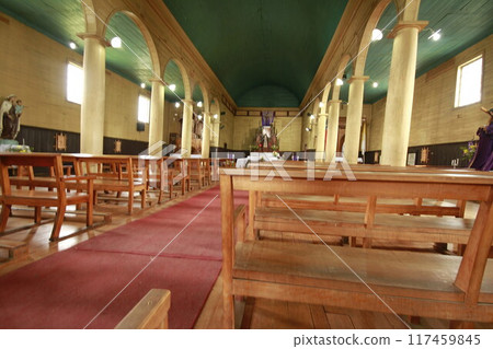 Woodend churches on Island of Chiloe Chile Woodend churches on Island of Chiloe Chile 117459845