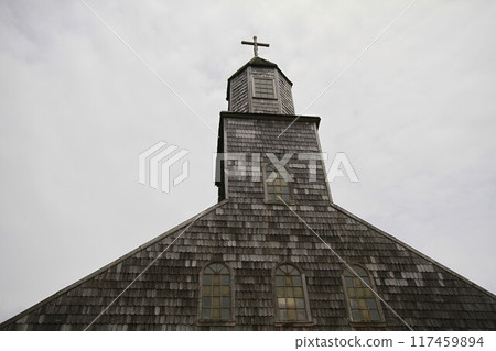 Woodend churches on Island of Chiloe Chile Woodend churches on Island of Chiloe Chile 117459894