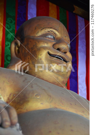 Seated statue of Maitreya Bodhisattva (Hotei) Seated statue of Maitreya Bodhisattva (Hotei) 117460276