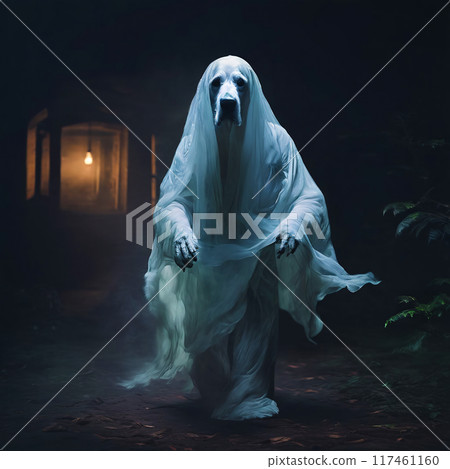 Ghost Dog Walking in the Dark 117461160
