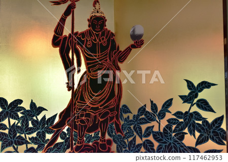 靈泉院毗沙門天屏風 117462953